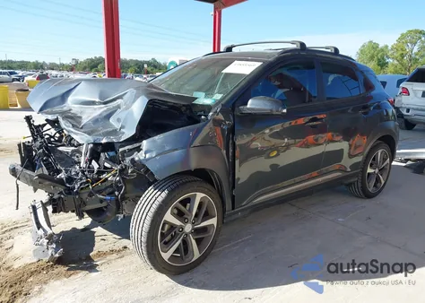 2020 Hyundai Kona Ultimate z USA, uszkodzony, nr VIN KM8K53A58LU484580